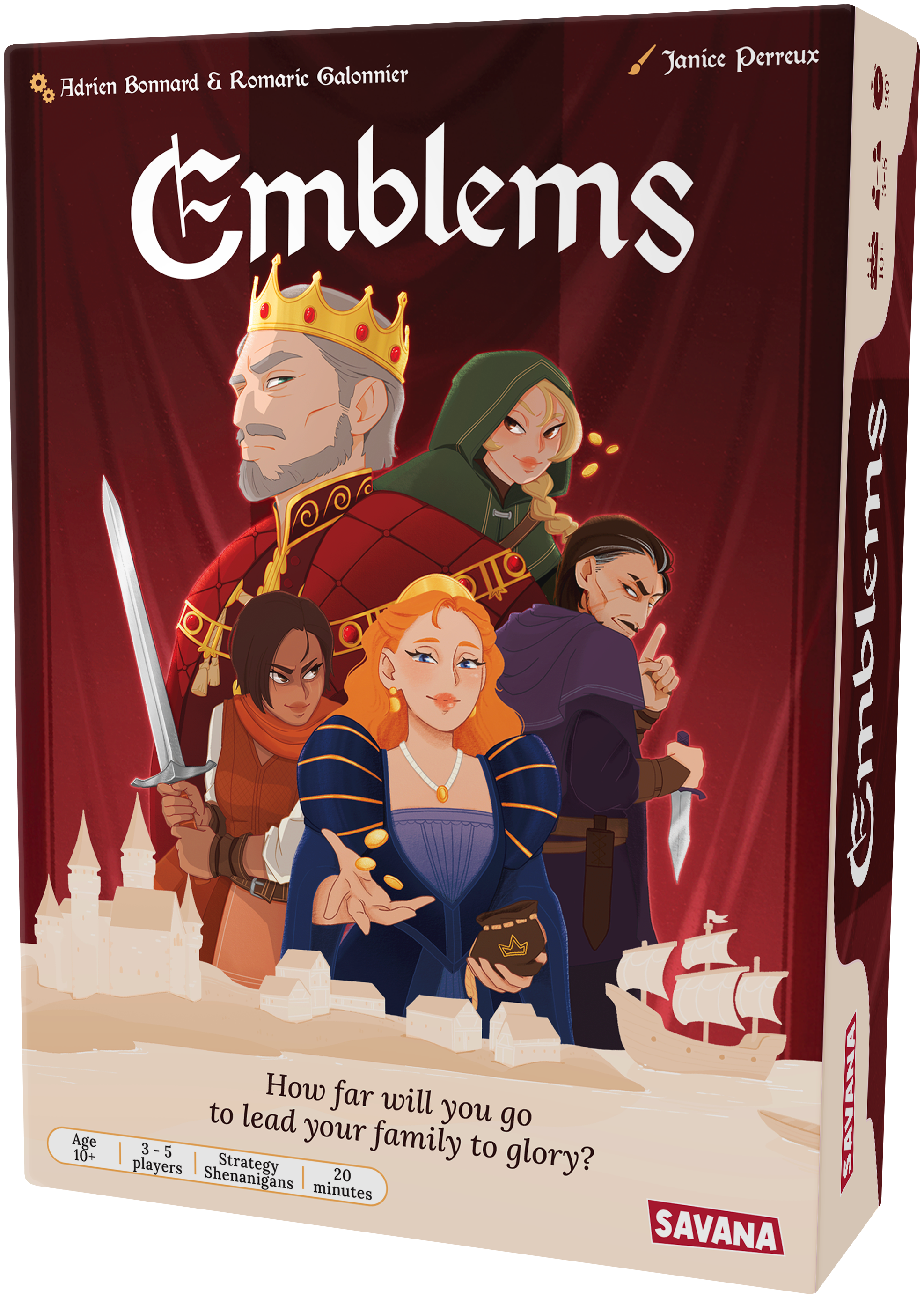 Emblems game box — SAVANA