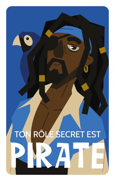 Carte rôle Pirate